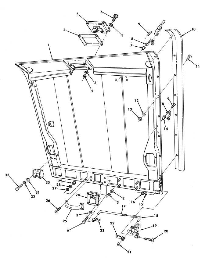 Cargo Shell Door Assembly, Basic and Supplemental Armor FIG.